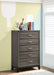 Watson - 5-Drawer Bedroom Chest - Gray Oak - Simple Home Plus