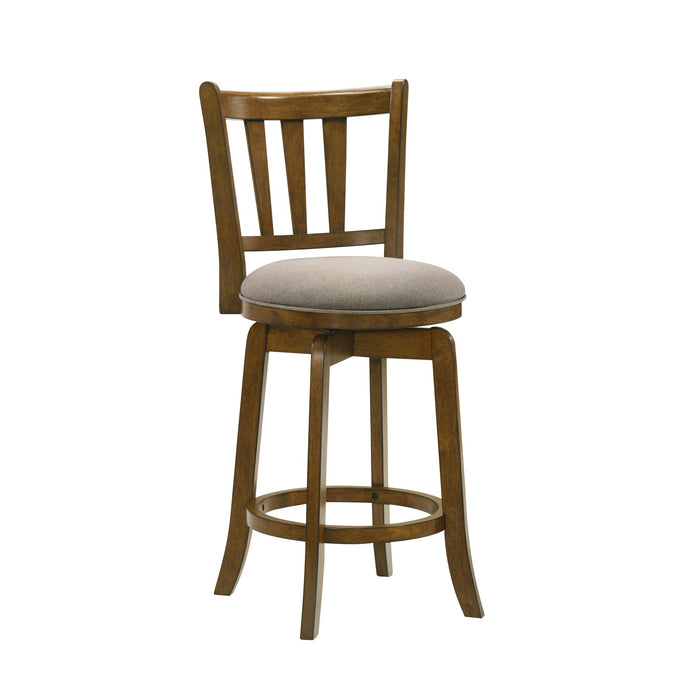 Wren - Modern Farmhouse Swivel Wood Counter Height Kitchen Bar Stool - Simple Home Plus