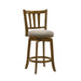 Wren - Modern Farmhouse Swivel Wood Counter Height Kitchen Bar Stool - Simple Home Plus