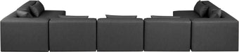 Cube - 7 Piece Modular U-Shaped Sectional - Simple Home Plus