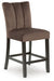 Jeshina - Mocha - Upholstered Barstool (Set of 2) - Simple Home Plus