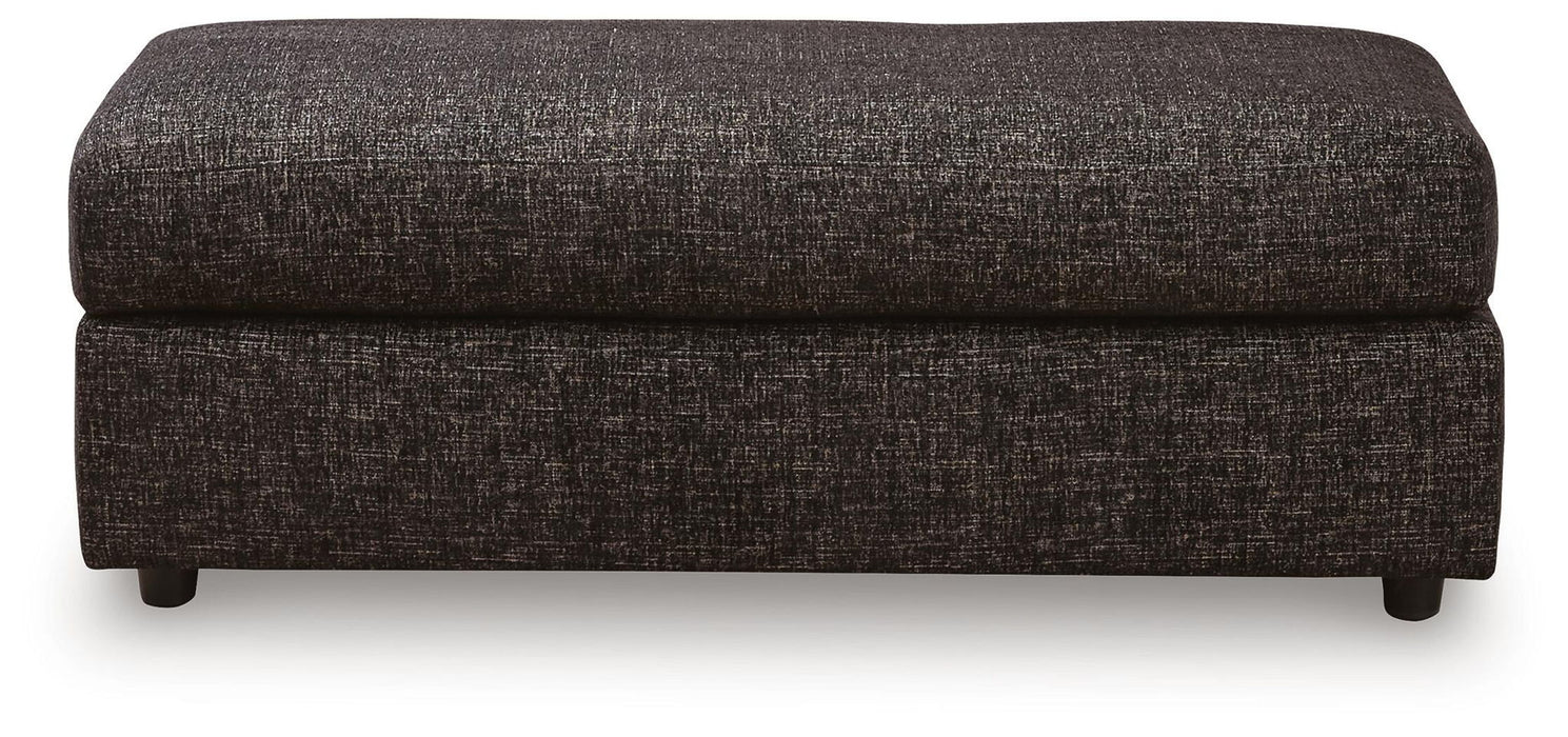 Lentiz - Oversized Accent Ottoman - Onyx - Simple Home Plus