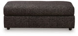 Lentiz - Oversized Accent Ottoman - Onyx - Simple Home Plus
