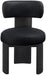 Atelier - Vegan Leather Upholstered Dining Chair (Set of 2) - Black Frame - Simple Home Plus