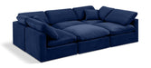 Indulge - Velvet 6 Piece Modular Sectional - Simple Home Plus