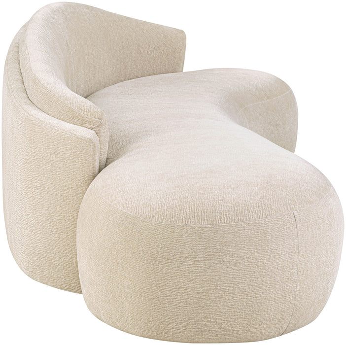 Caspian - Chenille Fabric Upholstered Sofa - Simple Home Plus