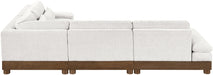 Turin - Chenille Fabric Upholstered Modular Sectional - Cream - Simple Home Plus