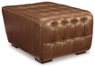 Temmpton - Chocolate - Oversized Accent Ottoman - Simple Home Plus