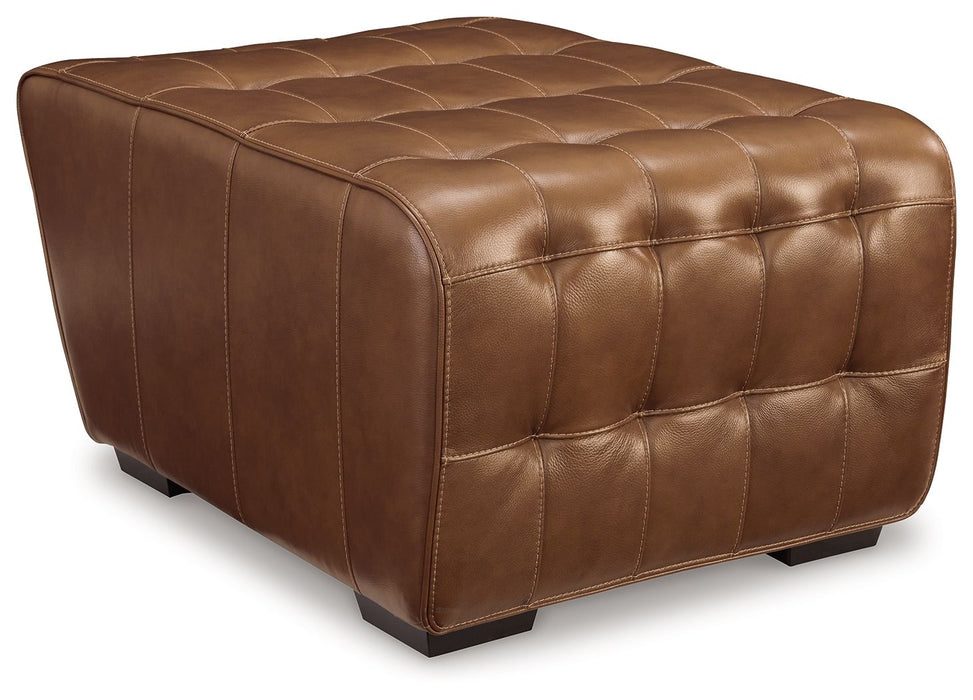 Temmpton - Chocolate - Oversized Accent Ottoman - Simple Home Plus