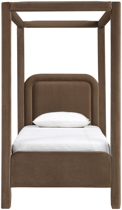 Salina - Velvet Upholstered Bed - Simple Home Plus
