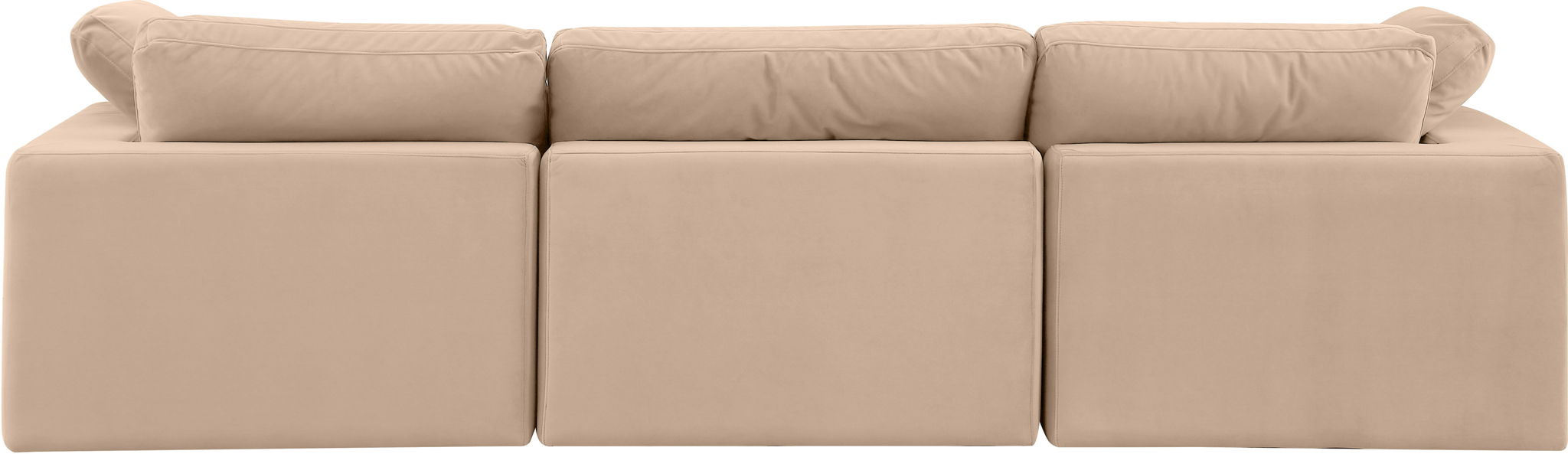 Comfy - Velvet Modular Sofa 3 Seats - Simple Home Plus