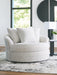 Cuddle Plush - Arctic - Oversized Swivel Accent Chair - Simple Home Plus