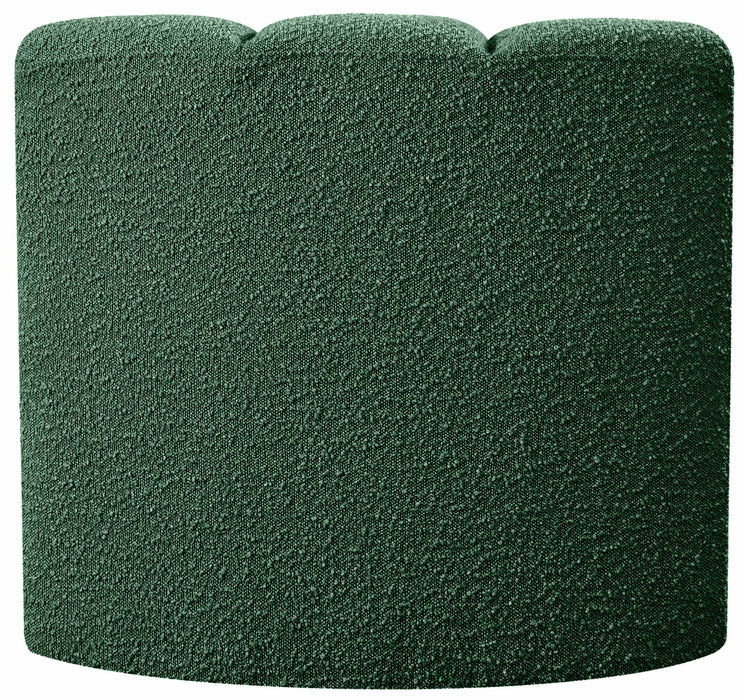Arc - Boucle Fabric Curved Corner Chair - Simple Home Plus