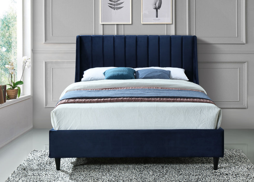 Eva - Velvet Bed - Simple Home Plus