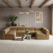 Rummi - Armless Velvet Performance Fabric Upholstered 6 Piece Modular Sectional - Simple Home Plus