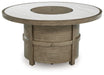Rainier Ranch - Beige - Round Fire Pit Table - Simple Home Plus