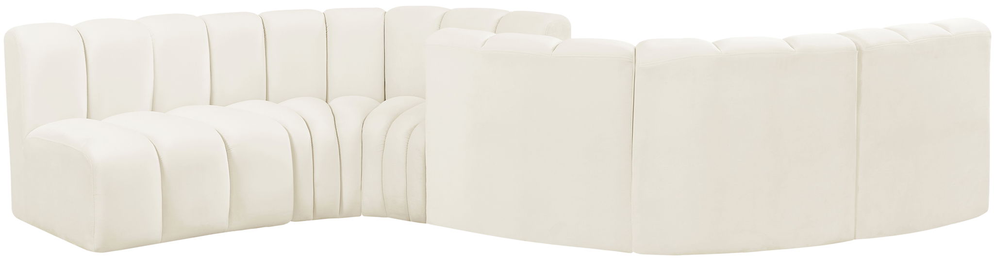 Arc - Velvet 6 Piece Modular Sofa - Simple Home Plus