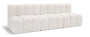 Arc - Boucle Fabric 3 Seats Modular Sofa - Simple Home Plus