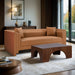 Everett - Vegan Leather Upholstered Sofa - Simple Home Plus