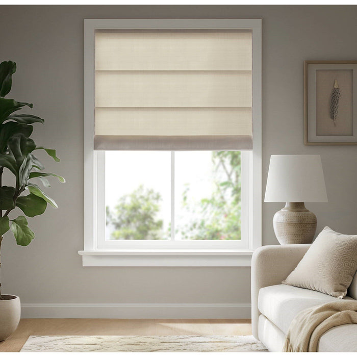 Galen Matte - 35x64" Cordless Roman Blind Galen Matte Fabric - Matte Ivory - Simple Home Plus