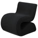 Ronea - Boucle Upholstered Armless Curved Chair - Simple Home Plus