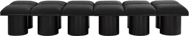 Pavilion - 12 Piece Modular Bench With Black Base - Simple Home Plus