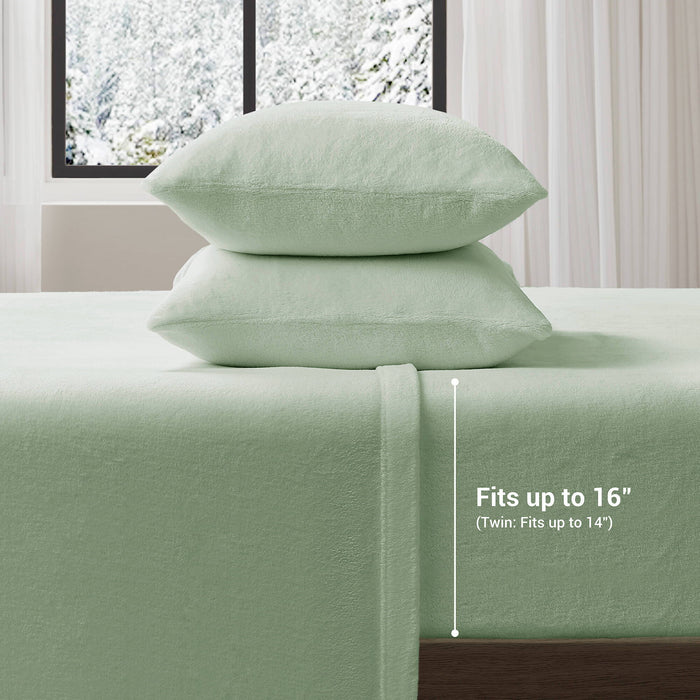 Soloft Plush - Sheet Set - Green - Simple Home Plus