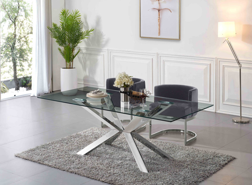 Gianna - Dining Chair with Chrome Legs - Simple Home Plus