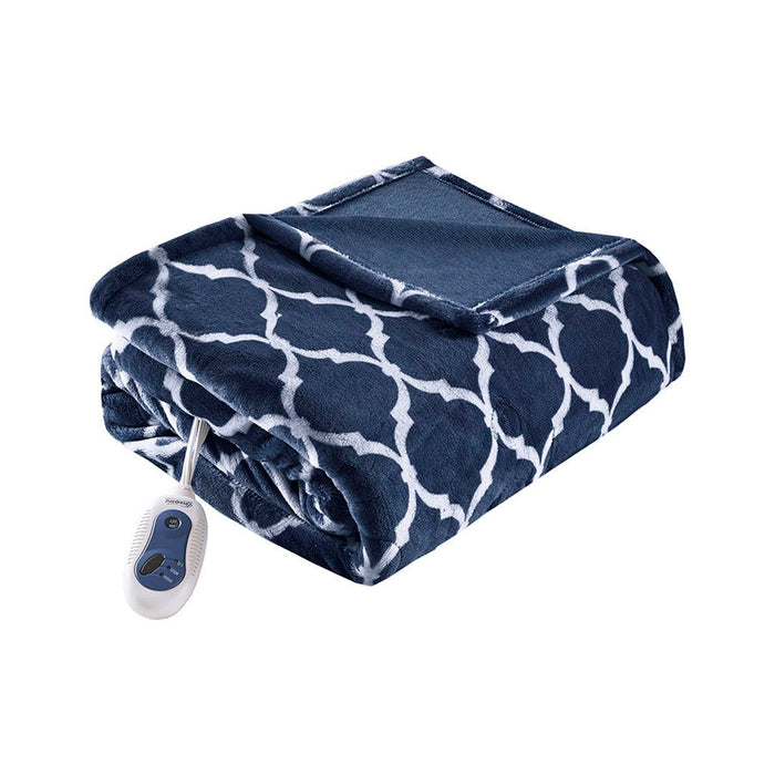 Heated Ogee - Throw - Indigo - Simple Home Plus