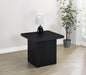 Max - Square Engineered Laminate End Side Table - Black - Simple Home Plus