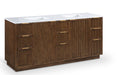 Willard - Engineered Stone And Solid Wood Bathroom Vanity - Simple Home Plus