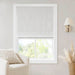 Quincy - 31x64" Total Blackout Cordless Roman Shade - White - Simple Home Plus