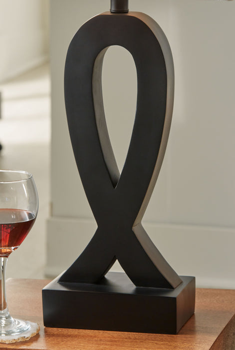 Markellton - Black - Poly Table Lamp (Set of 2) - Simple Home Plus