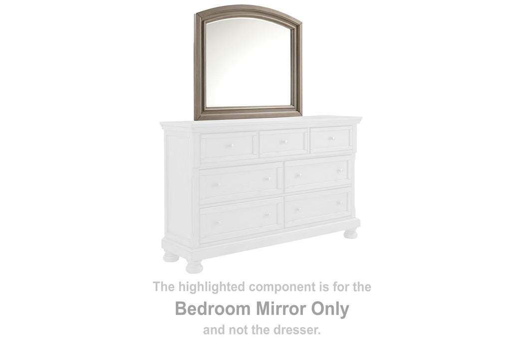 Lettner - Bedroom Mirror - Light Gray - Simple Home Plus