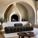 Ames - 3 Piece Boucle Upholstered Modular Sofa With 2 Backless Seats - Simple Home Plus