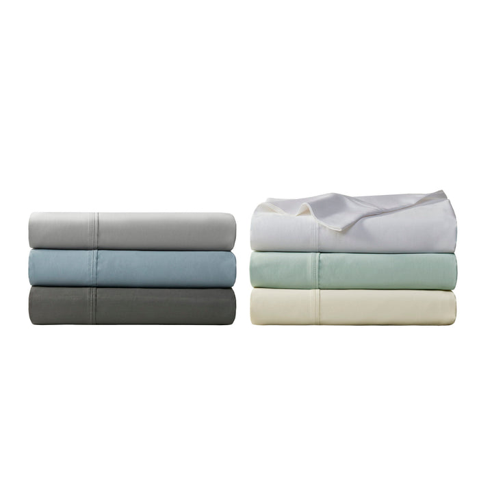 1000 Thread Count - Full HeiQ Smart Temperature Blend 4 Piece Sheet Set - Seafoam