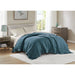 Windom - All Season Hypoallergenic Twin Blanket With 3M Scotchgard - Teal - Simple Home Plus
