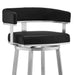 Lorin - Stainless Steel Swivel Bar Stool - Simple Home Plus