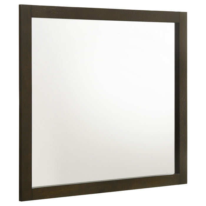 Wilkes - Dresser Mirror - Dark Cocoa - Simple Home Plus