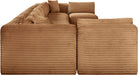 Shaggy - Fabric 9 Piece Modular Sectional - Simple Home Plus