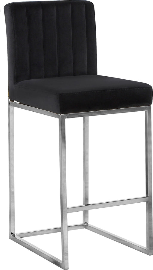 Giselle - Stool with Chrome Legs - Simple Home Plus