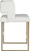 Caleb - Counter Stool with Gold Legs (Set of 2) - Simple Home Plus