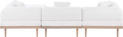 Laguna - 4 Piece 106.5" Upholstered Outdoor Patio Modular Sectional - Simple Home Plus