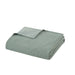 Mina - King/California King Waffle Weave Textured Duvet Cover Set - Sage Green - Simple Home Plus
