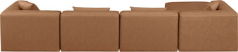 Cube - 5 Piece Modular Sectional With Chaise - Simple Home Plus
