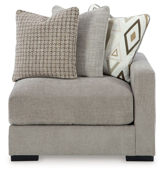 Aslan Court - Raf Corner Chair - Pebble - Simple Home Plus