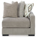 Aslan Court - Raf Corner Chair - Pebble - Simple Home Plus