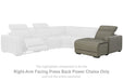 Correze - RAF PWR Reclining Back Chaise - Gray - Simple Home Plus