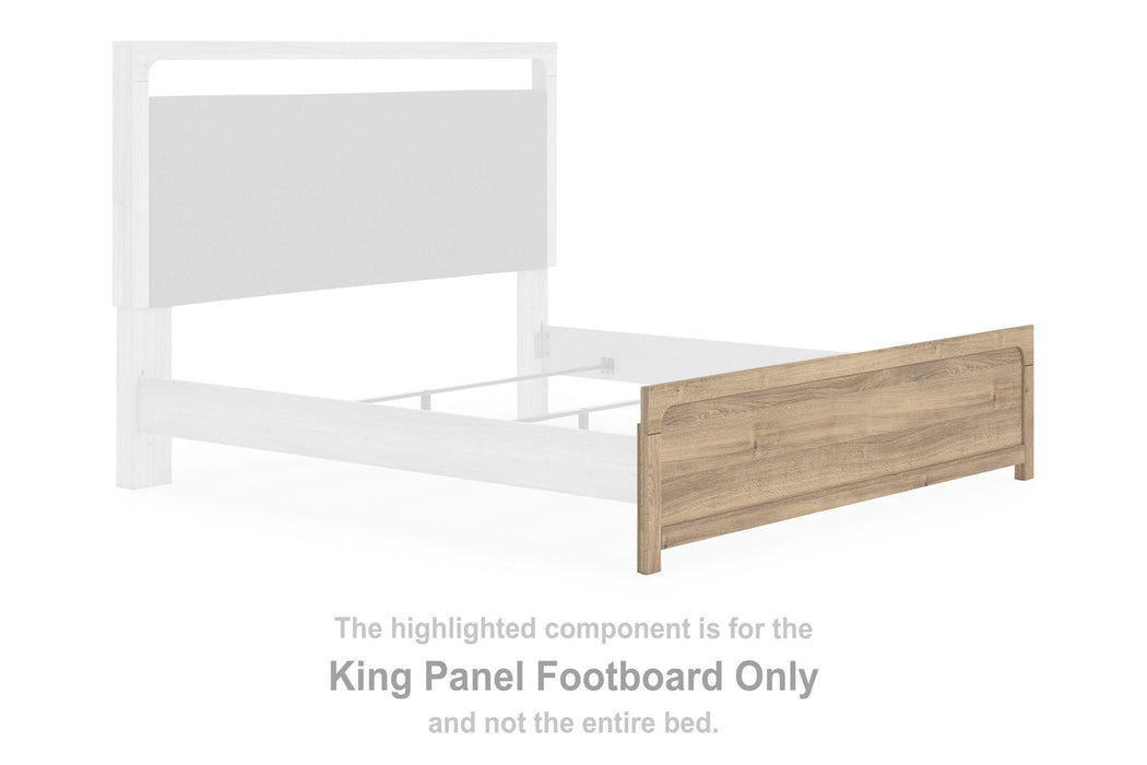 Kinlanni - King Panel Footboard - Tan - Simple Home Plus