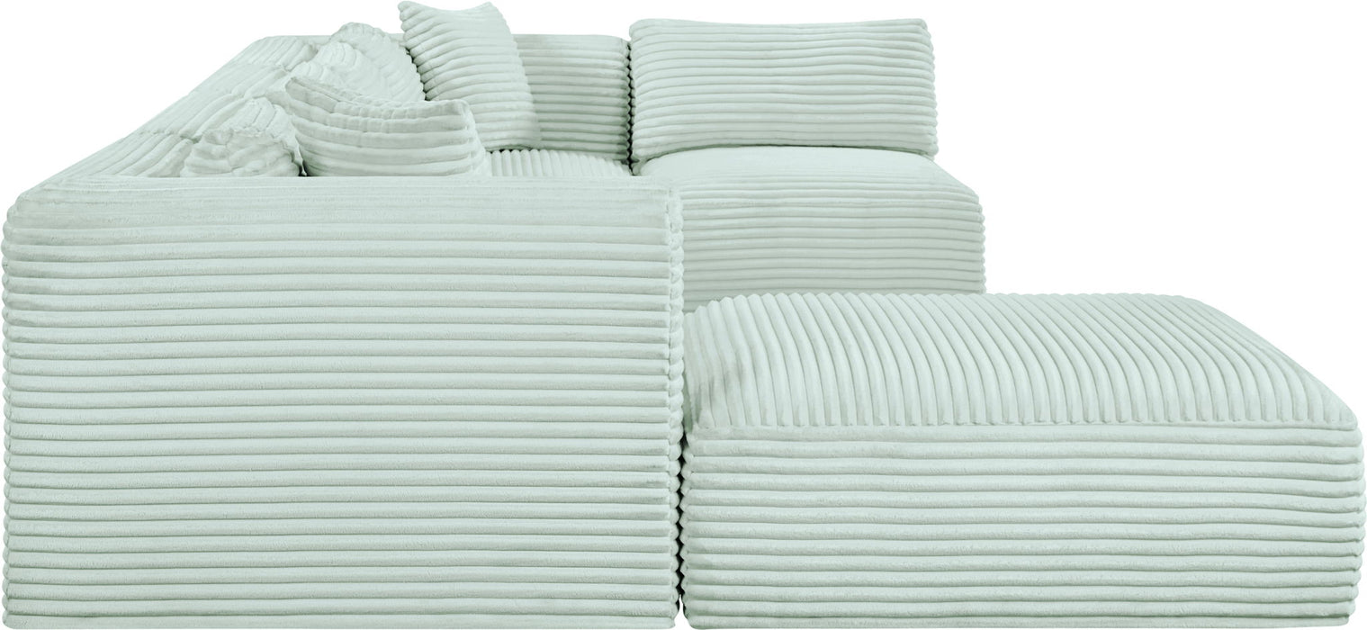 Shaggy - 6 Piece Modular U-Shaped Sectional - Simple Home Plus